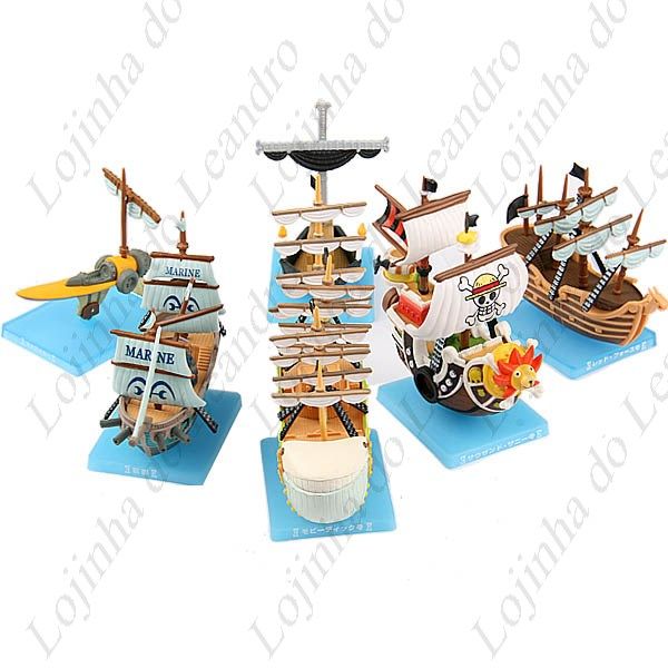 6 Miniaturas de Navios de One Piece