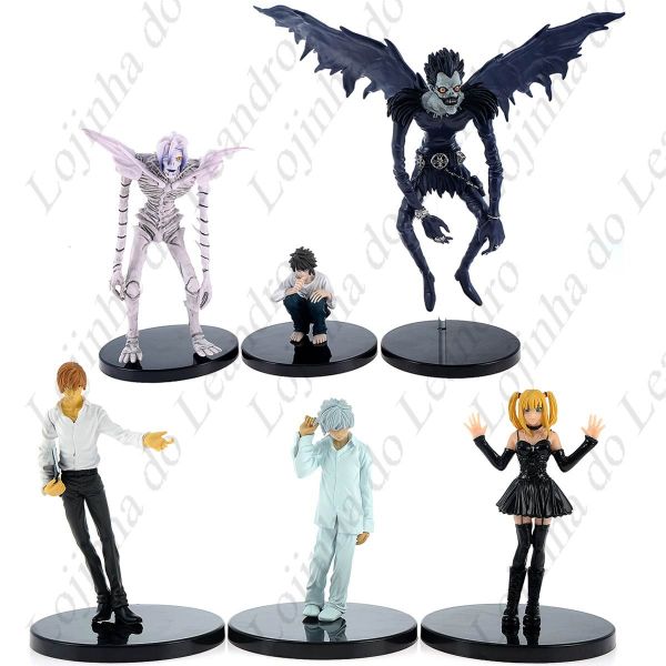 6 Miniaturas de Personagens do Death Note