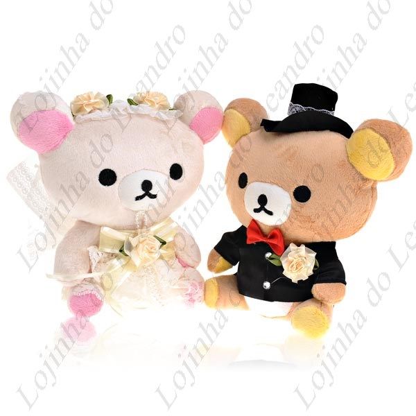 Casal Rilakkuma e Korilakkuma noivos